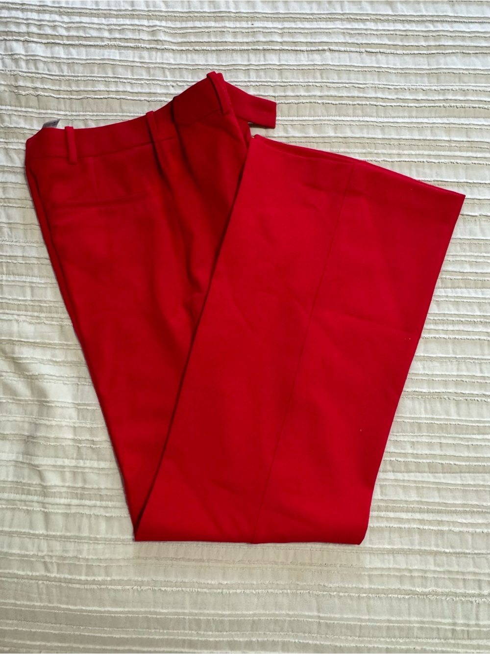 Zara Red Tailored Trousers